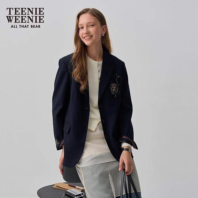 Teenie Weenie Women s Vintage Academy Badge Blazer S