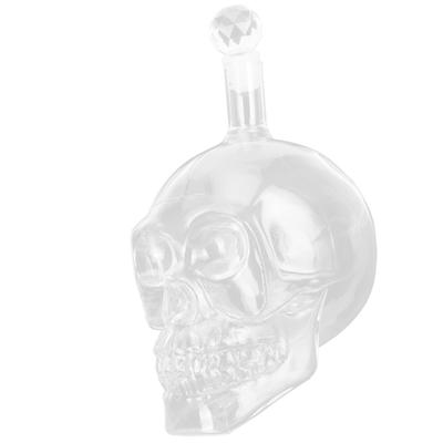 550ml Innovative Totenkopf-Form Weinflasche Hochborosilikatglas Rotweinflasche für KTV Bar