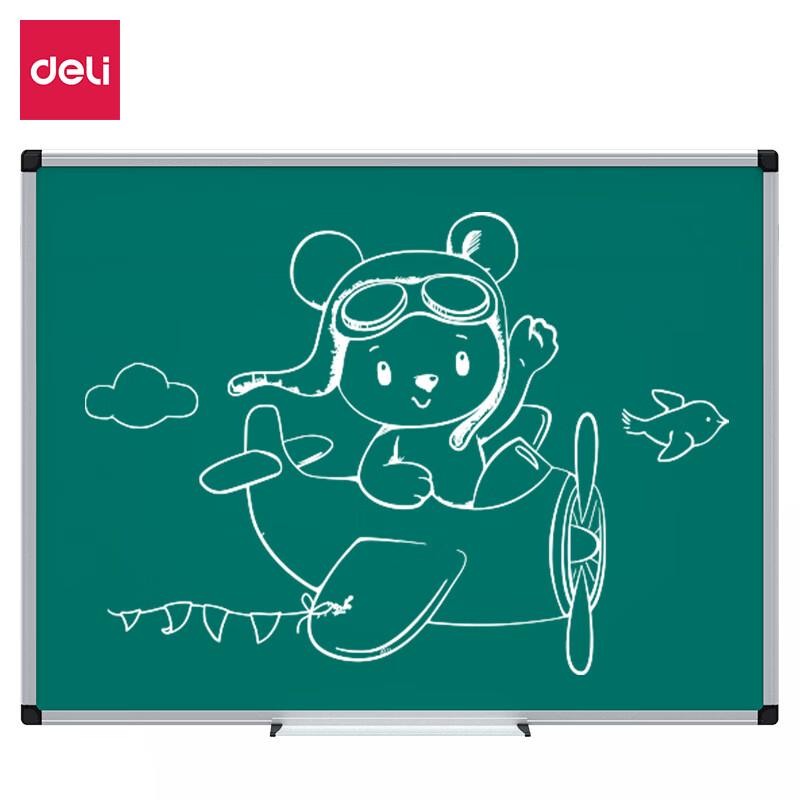 Deli 33681 Magnetic Wall-Mounted Green Board