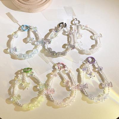 Star Crystal Bead Bead Chain Short Hand Rope Universal Mobile Phone Shell Chain Ccd Camera Mobile Phone Lange