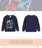 European & American Children's Autumn Loose Hoodie with Construction Vehicle Embroidery