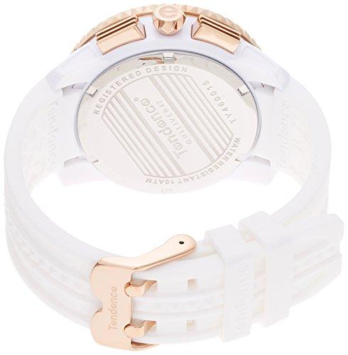 Tendence Gulliver 47mm Watch, White Dial, Stainless Steel, Mineral Glass, Quartz Movement, TY460015 [Parallel Import]