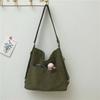 Korean Style Corduroy Tote Bag Elegan Crossbody Bag Casual Multifunctional Shoulder Bag  Travel