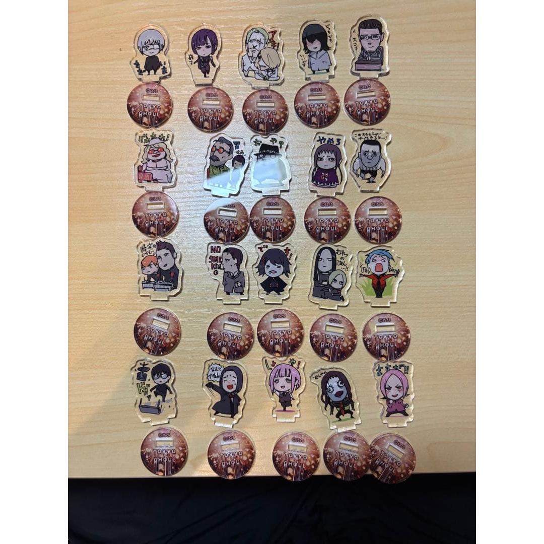 Used Tokyo Ghoul RE mini acrylic 3rd edition all types set