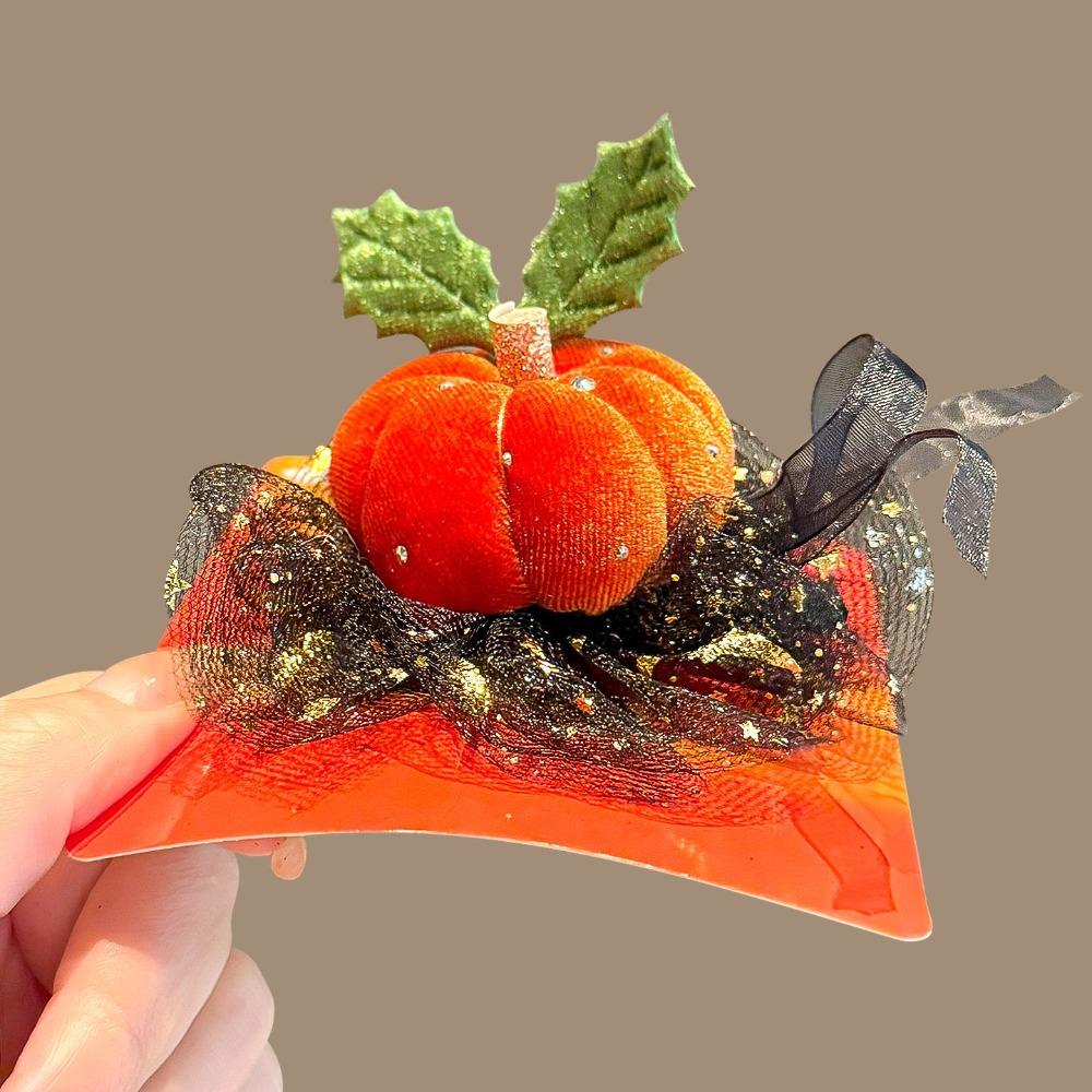 Bow Pumpkin Hair Clips Ghost Witch Hat Hairpins Halloween Hair Clip Halloween Hair Accessories