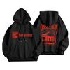Unisex Loose Fit Long Sleeve Hoodie with Letter Print for Casual Wear