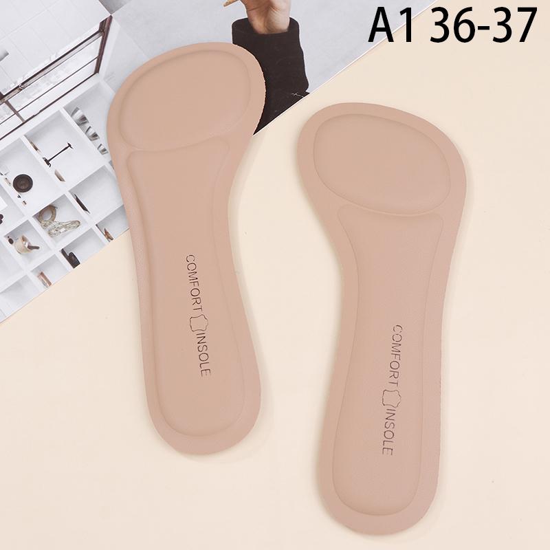 Sandals Insoles Self-Adhesive Non-Slip Women Shoes Pads Breathable High-Heeled Shoe Soft Cushion Sole Stickers Orthotics Inserts