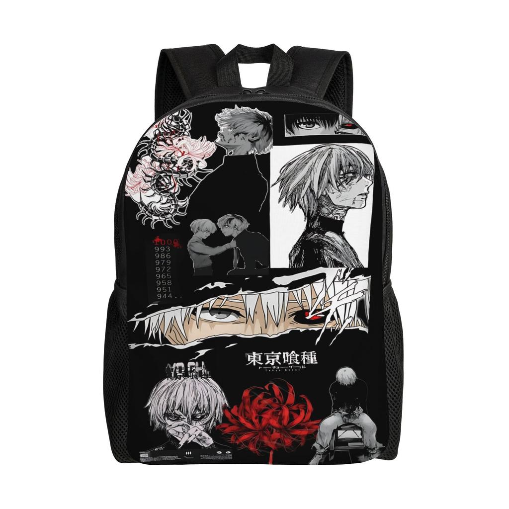 Fashion Halloween Tokyo Ghoul Kaneki Backpacks Its Bag mochila Camping Large Capacity Rucksack