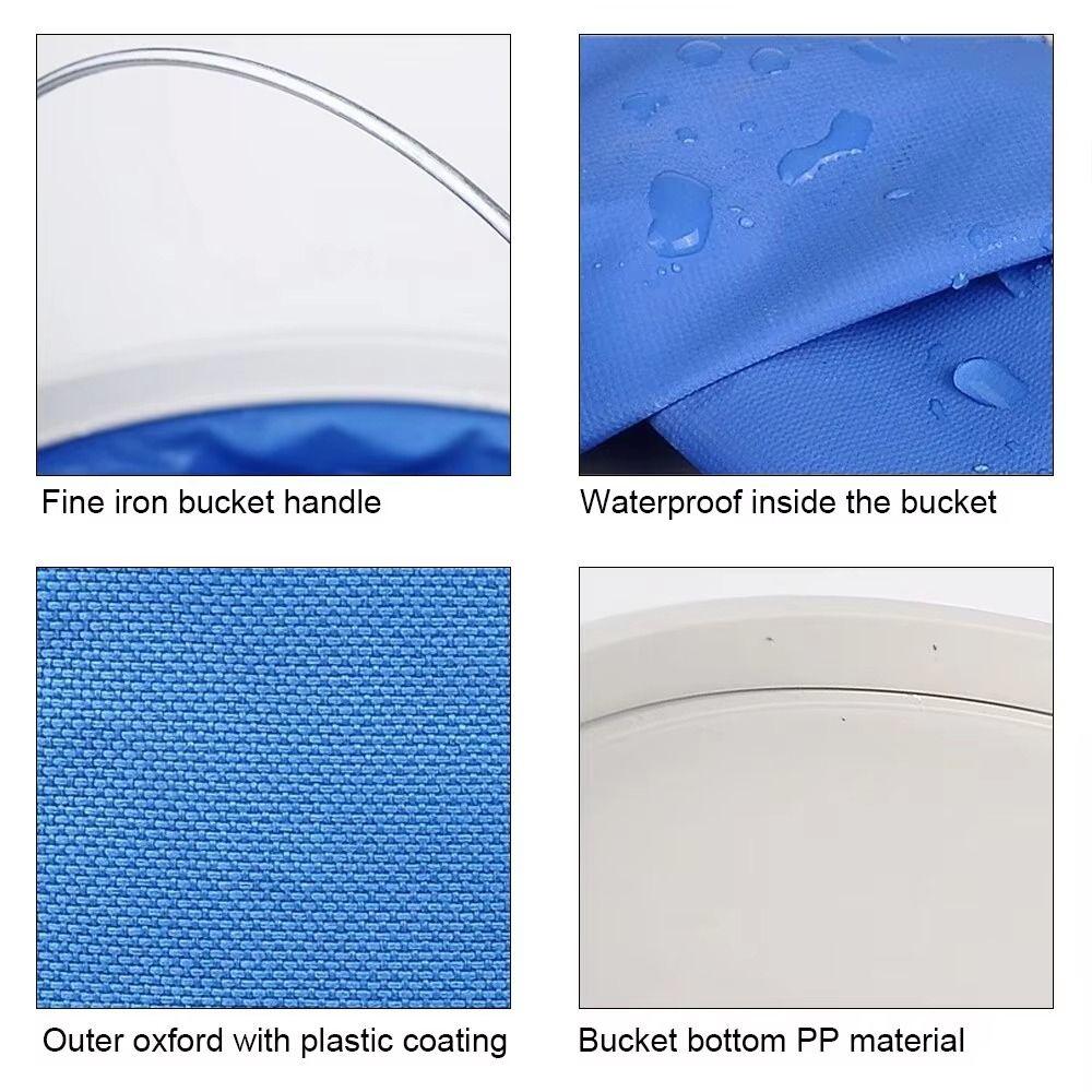 Colorful Car Washing Buckets Foldable Water Sprinkling Bucket  Car Wash Cleaning Tool