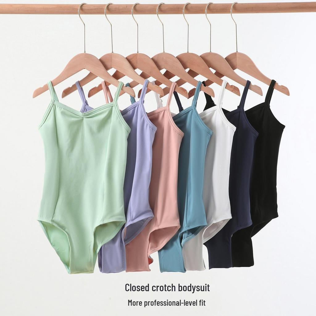 Children's Camisole Leotard for Dance, Skating, Ballet, and Chinese Dance Practice
