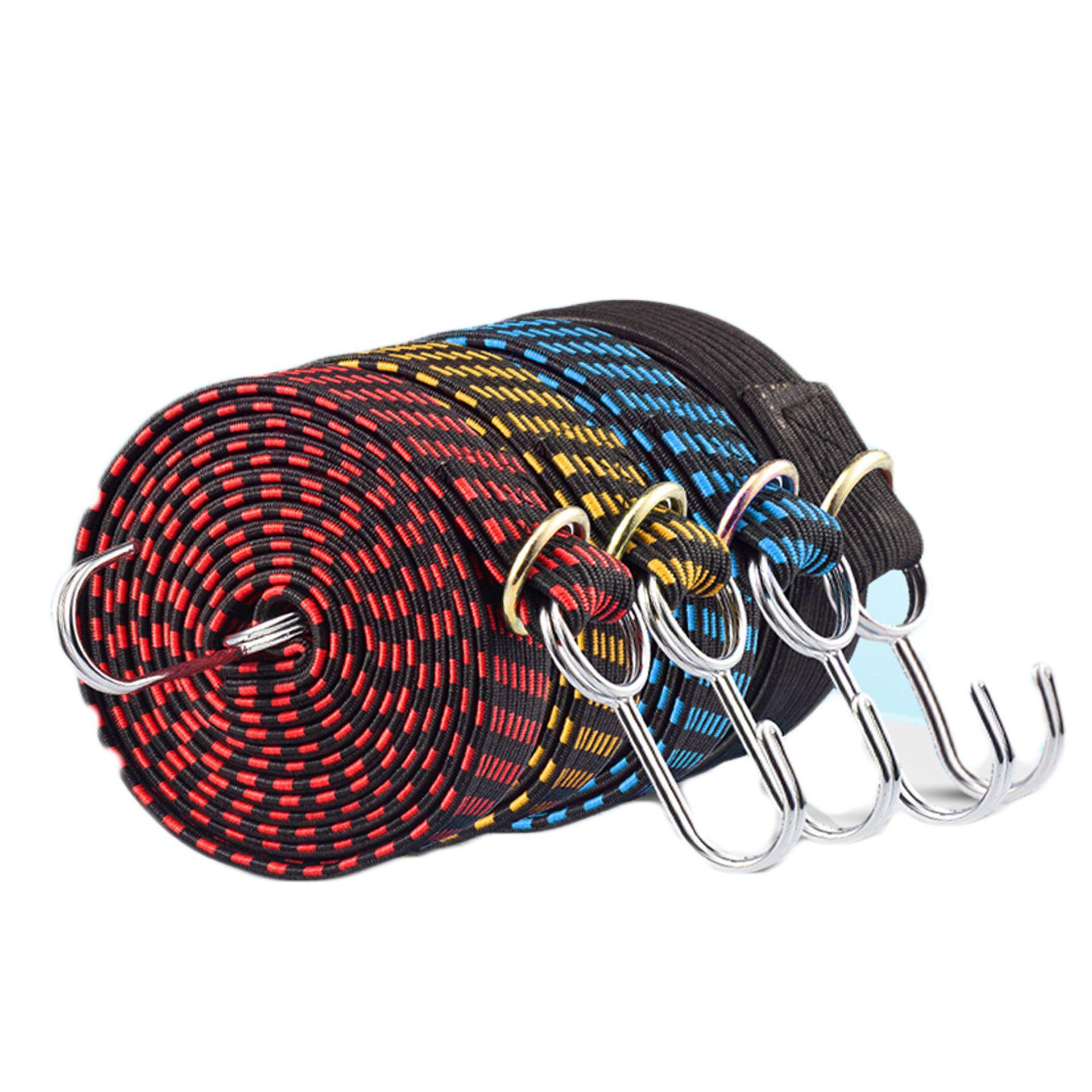 

High-Elasticity Motorcycle & Bicycle Tie-Down Strap for Outdoor Riding 0.5m Black-Blue