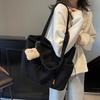Large Capacity Handbag Student Class Commuter Corduroy Bag Women's Shoulder Tote Bag