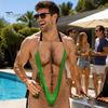 Funny White Elephant Gifts 3D Hairy Men's Body Apron, Novelty Muscle Print BBQ Gag for Men Cooking Bib, Adjustable Polyester Kitchen Apron Grilling
