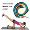 11Pcs/Set Pull Rope Resistance Bands Portable Fitness Equipment Ankle Strap Chest Expander Elastic Exercise Band