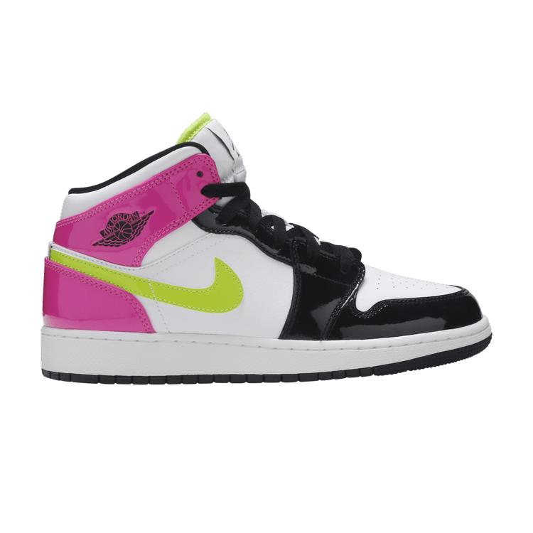 Air Jordan 1 Mid SE GS  Cyber Active Fuchsia  36