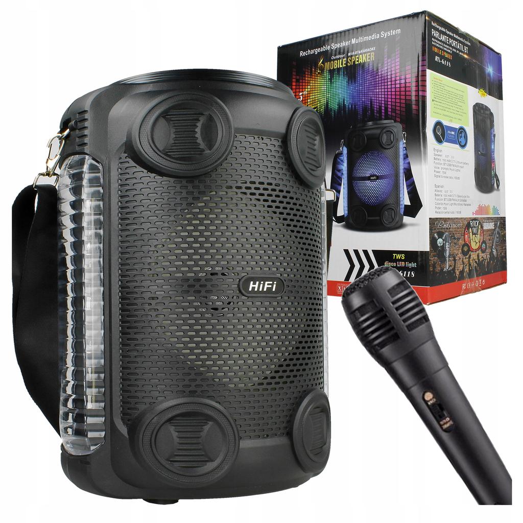 [PACZC] Wireless Portable Bluetooth Karaoke Speaker with Microphone N51