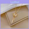 Elegant Butterfly Zodiac Pendant Chain For Women With Electroplated Finish Summer Style