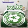 Celtic Football Club Bedding Quilt Set Quilt Cover Pillowcase Home Decoration Birthday Gift (1 * Duvet Cover + 2 * Pillowcase, Without Core)