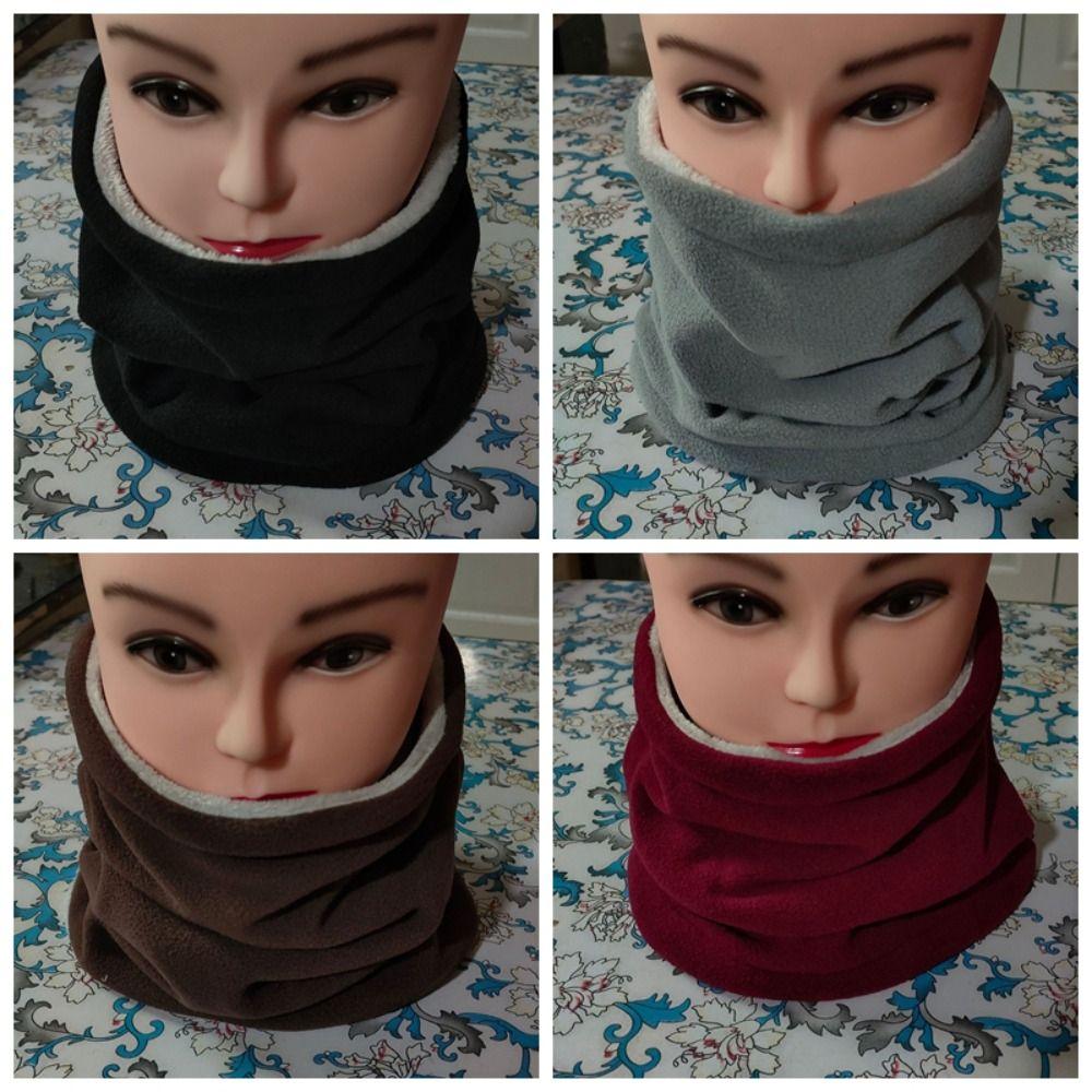 Windproof Winter Warm Hat Scarf Two-piece Coldproof Cycling Mask Motorcycle Warm Mask  Women