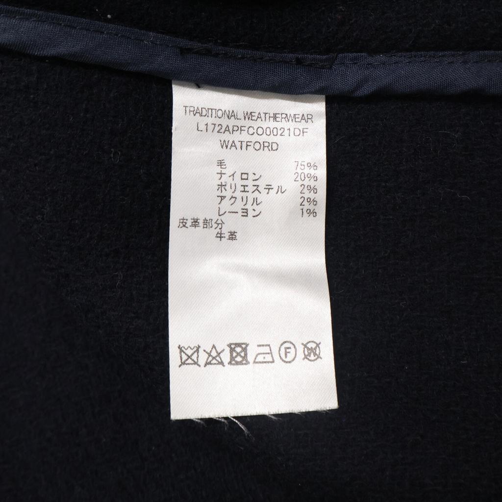 TRADITIONAL WEATHERWEAR L172APFCO0021DF WATFORD Duffle Coat Coat 32 NavyUsed