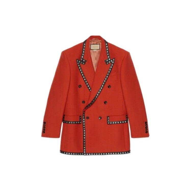 Gucci Pánské bundy Oranžová Límec obleku Střední Ostatní 719877-Z8A60-7346