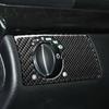 Für Benz E-Klasse W211 03-09 Abdeckung Trim Schalter Knopf Abdeckung Dekor Rahmen Teile Ersatz Zubehör Carbon Faser