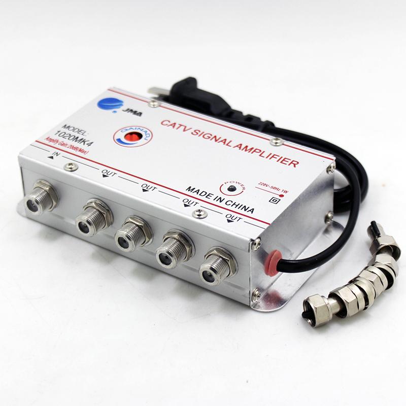 One In Four Out Tv Signal Amplifier Tv Antenna Signal Amplifier