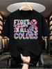 1pc Mens Graphic T Shirt Fight Cancer In All Colors Graphic Print Short Sleeve Crew Neck