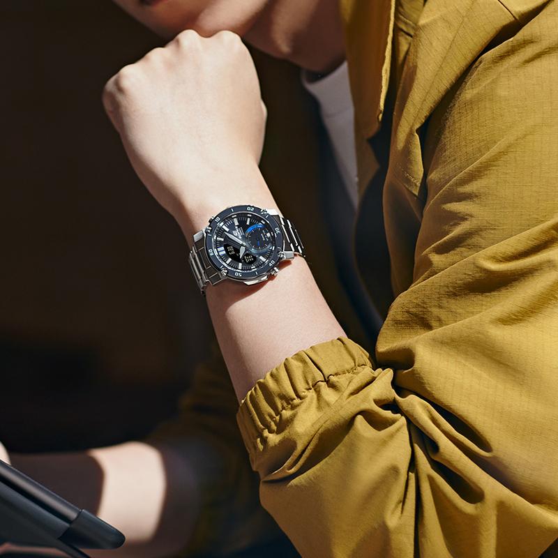 CASIO Men EDIFICE Black Watch ECB-20YDB-1APR ECB-20YDB-1APR