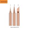 Non-Magnetic 936 Pure Copper 5-Piece Soldering Iron Tip Set for Cross-Border Electric Soldering
