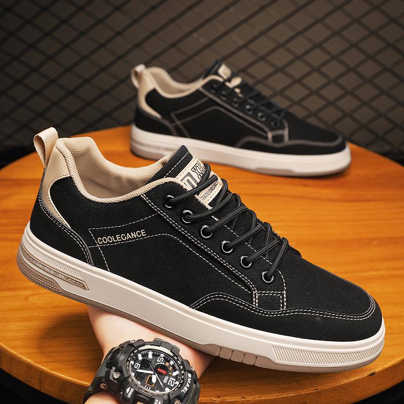 

Мужские кроссовки для сноуборда с мягкой дышащей подошвой черного цвета, универсальные мужские туфли, износостойкие парусиновые туфли 44