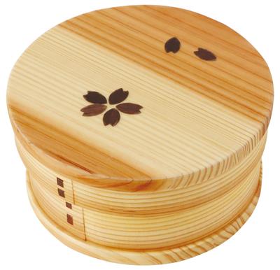 Yamako Sakura Bento ķiršu ziedu raksts Bent Wappa Bento kaste C 788200