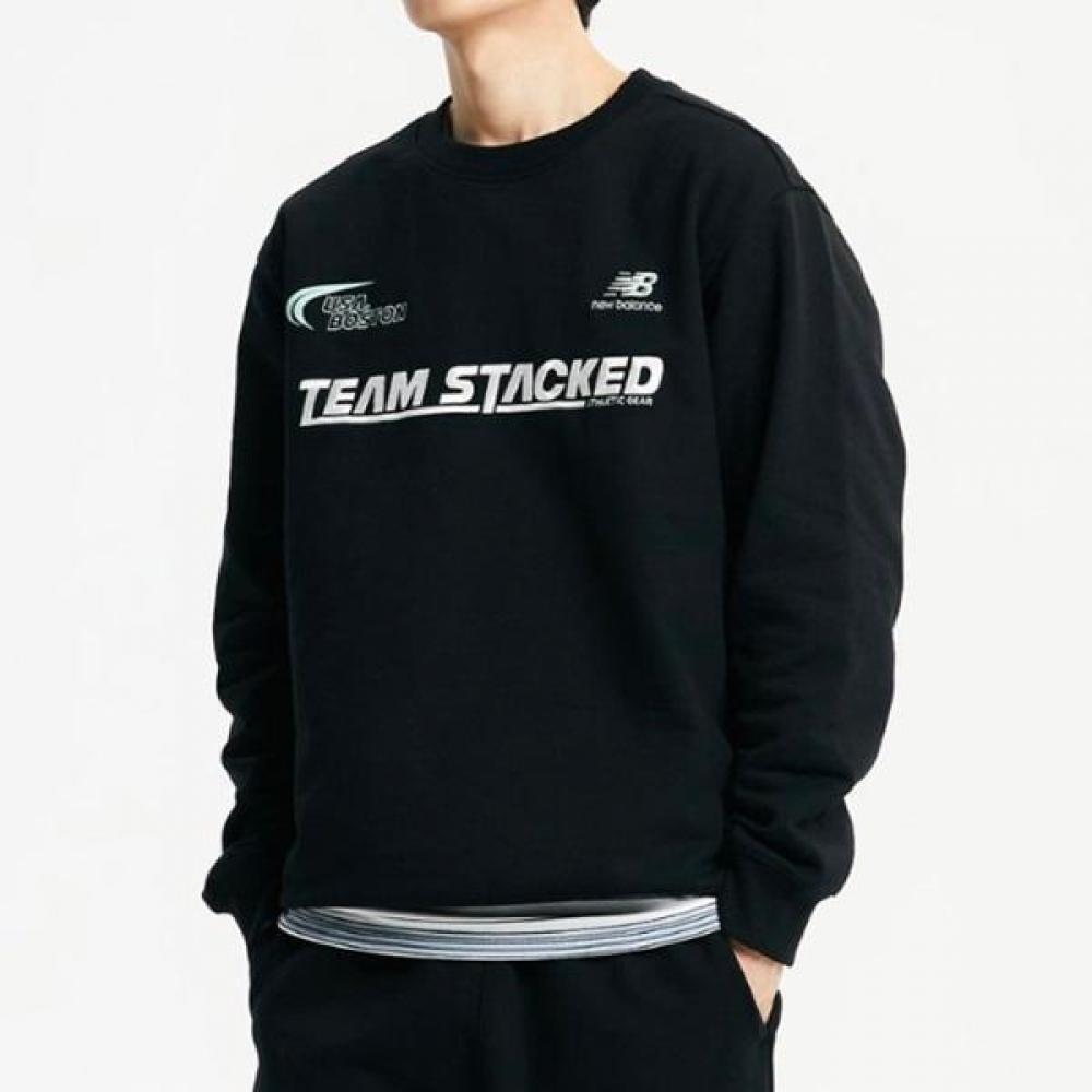 

New Balance Half Club Public Team Stacked Brushed Sweatshirt Nbncd42923 19 105(XL)