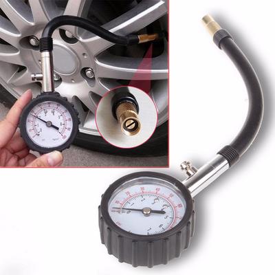 1Pcs New Long Tube Automobile Motorcycle Tire Barometer, Tire Pressure Gauge Monitoring System