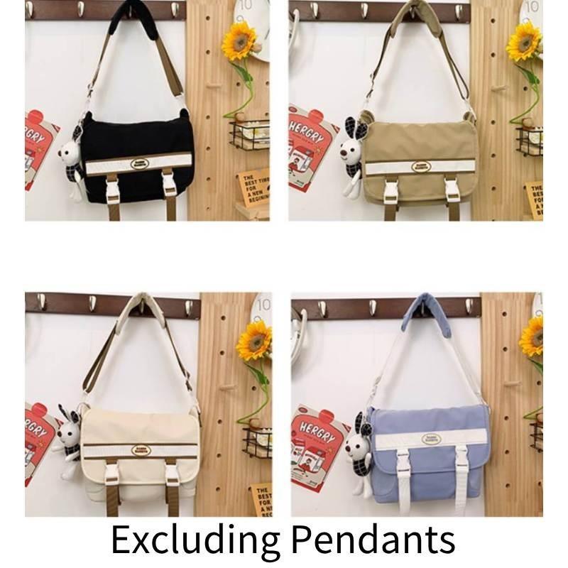 Japanese Style Student Single Shoulder Bag Women Cross-border All-match Messenger Bag Large Capacity Casual Commuter College Student Sling Bag