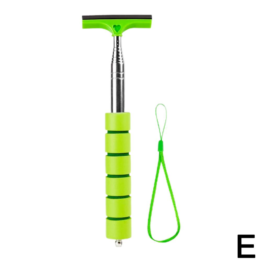 Automobile Windshield Water Scraping Portable Rainy Glass Window Cleaning Tool Extendable Car Rearview Mirror Squeegee Gadget