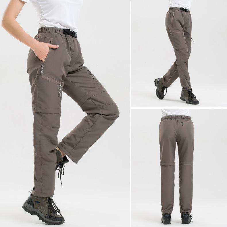 Men Quick Dry Outdoor Pants Removable Summer Breathable Pant