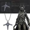 Naszyjnik Bloodborne Odznaka Łowcy Mieczy Krzyż Germana Dekret Wisiorek Naszyjniki dla Kobiet Mężczyzn Biżuteria Akcesoria Prezenty
