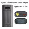 Power Bank Case for 18650/18700/20700/21700 Battery Pack No Soldering Fast Charging Charger DIY USB Power Bank for Cellohone