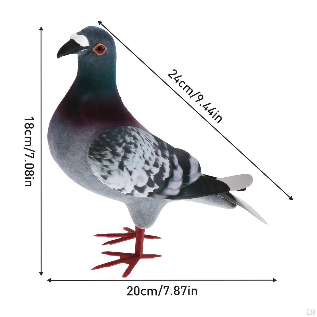 2 Pieces Realistic Foam Bird Statuette Ornament Simulated Detailed Educational Decoration Suitable