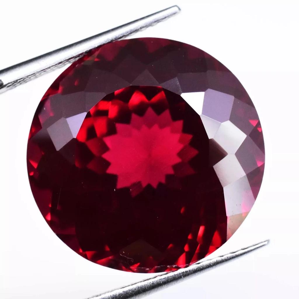 Certified Natural Red Painite Round Cut 20-22 Ct Top Quality Loose Gemstone