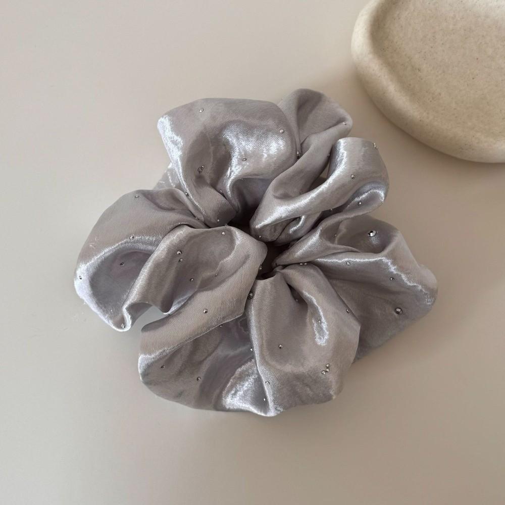 Multi Color Ponytail Hair Scrunchies Large Size Hair Bands Classic Elastic Hair Ties  Girls