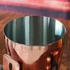 Rose Gold Stainless Steel Trapezoidal Bamboo Frame Mixer Set Bar Mixer Tool 10-Piece Cocktail Mixer Cup