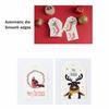 Weihnachtsthema Papier DIY Bastelpapier Etikett Home Office Feiertagsdekoration Hängendes Ornament