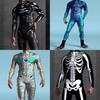 Halloweenský 3D digitálně potištěný body pro dospělé na cosplay a kostýmové párty
