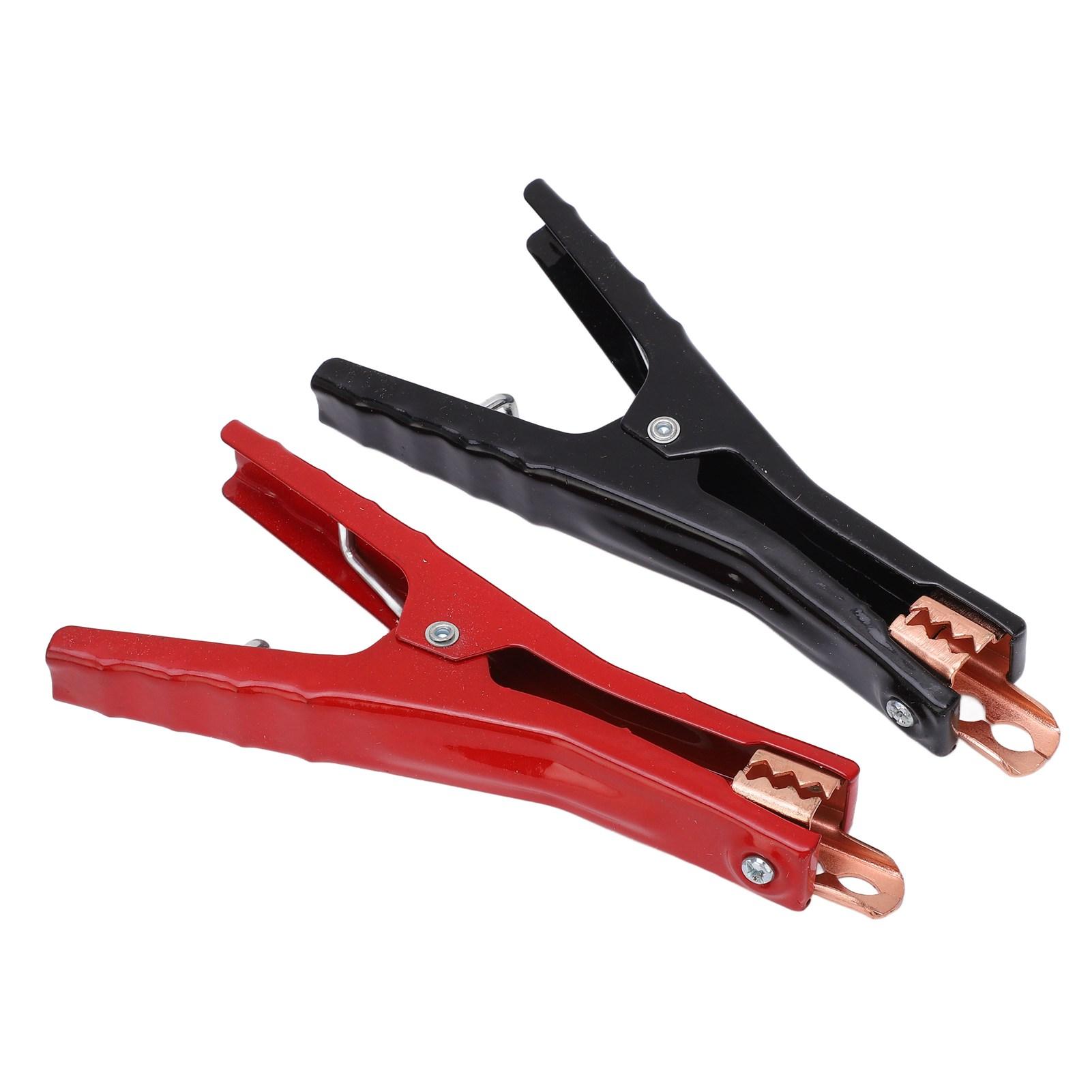 

2 шт. Тестовий зажим для батареї. Чорно-червоний. Тестовий зажим із алюмінієвого сплаву. Для човнів.