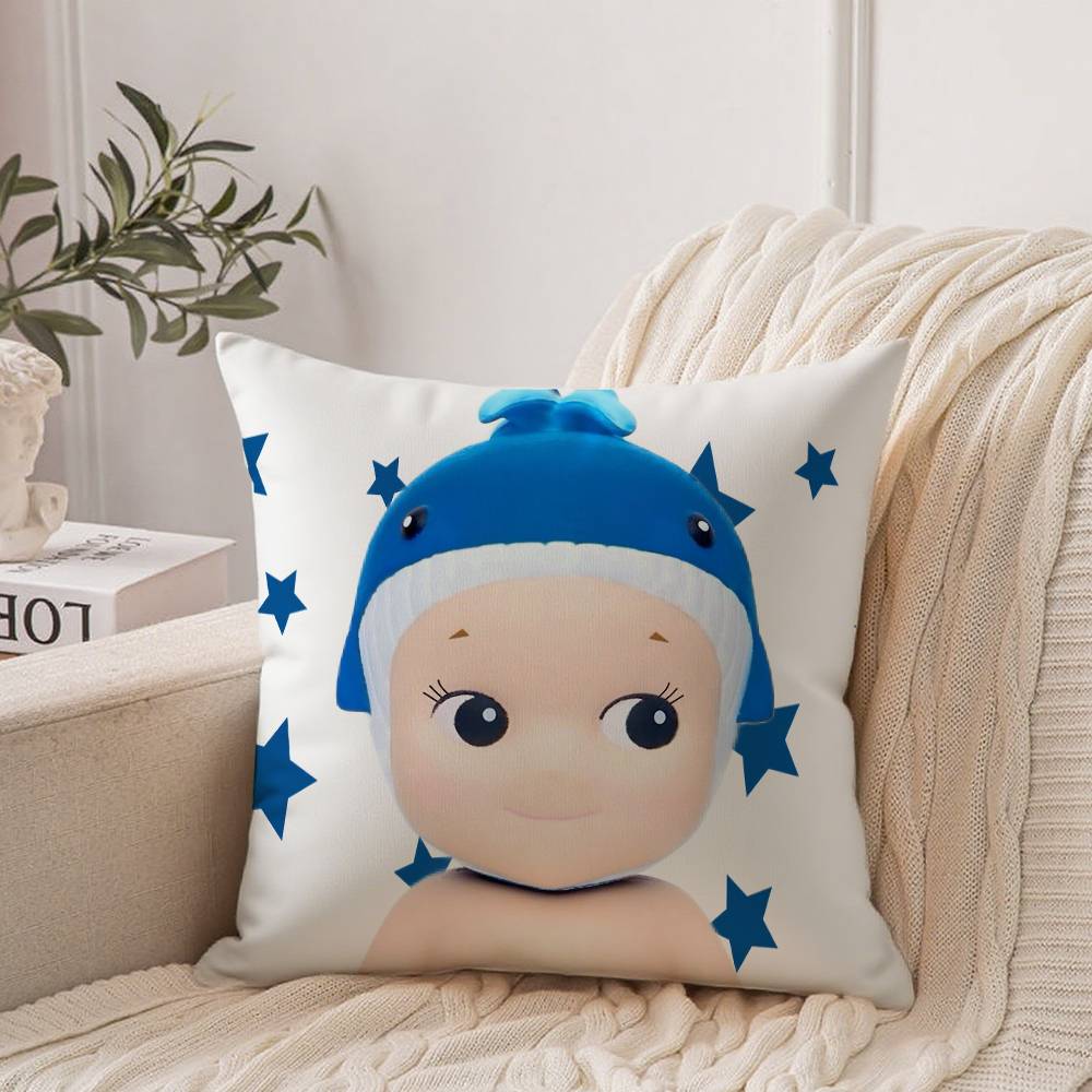 Cute E-elemental Kawaii Pillow Case Home Decor Throw For Sofa Bed Car Room Decor Gift Idea