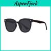 Occhiali da Sole Neri Polarizzati Uv400 Oversize Quadrati per Guida all'Aperto e Moda