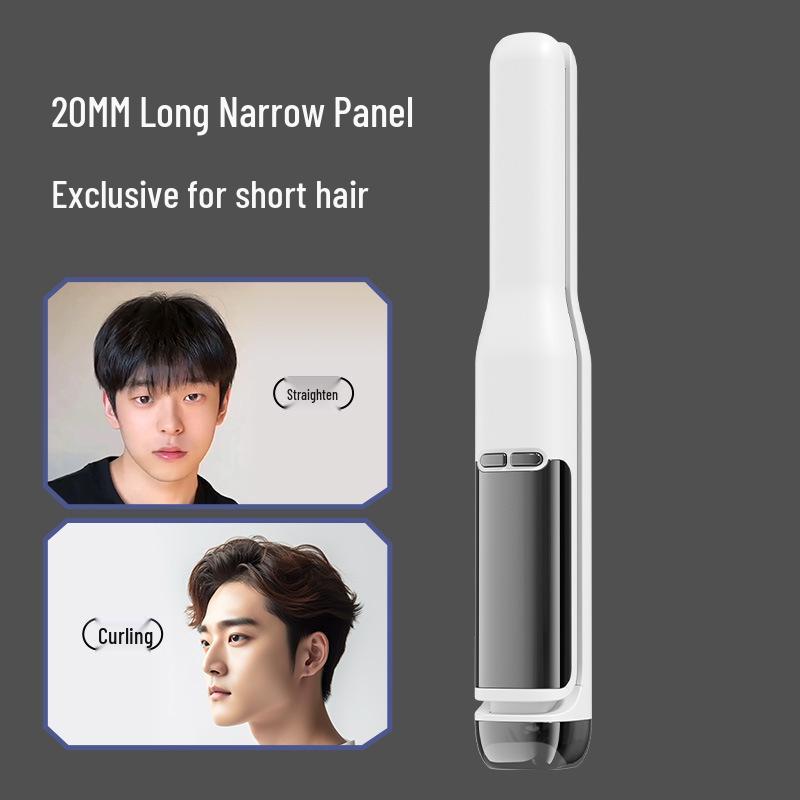 Мужской трансграничный электрический выпрямитель и плойка для коротких волос темно-серого