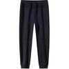 Anta Training Series Casual Simple Solid Color Elastic Cuff Knitted Sports Pants Women Bottoms Black 162447310N-1